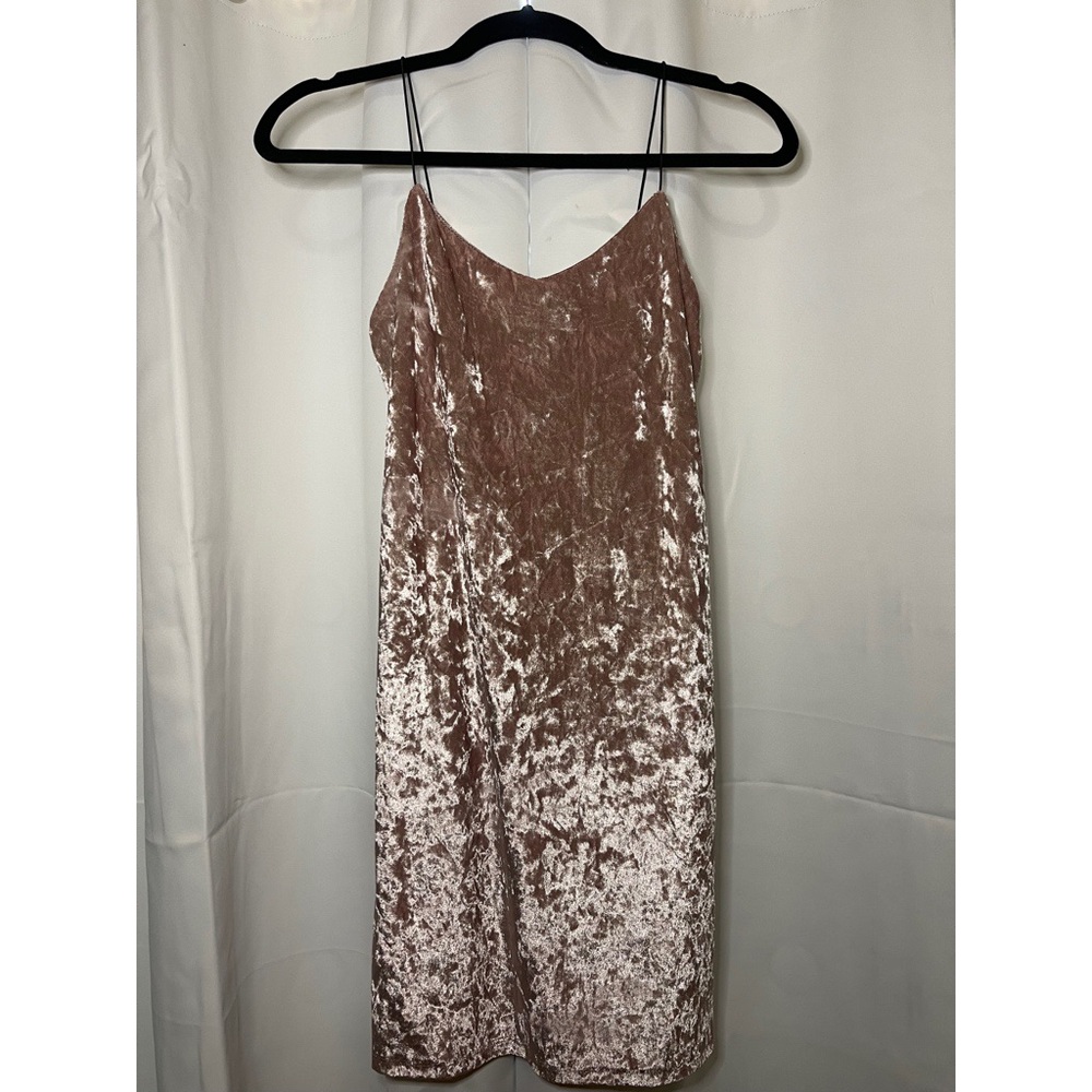 NWT Pink Velvet Mini Dress